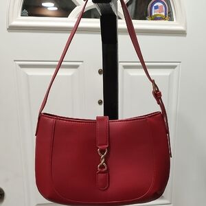 a new day Chic Red Shoulder Bag